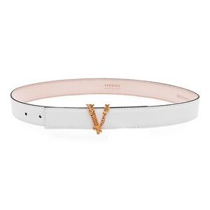 VERSACE Virtus leather belt